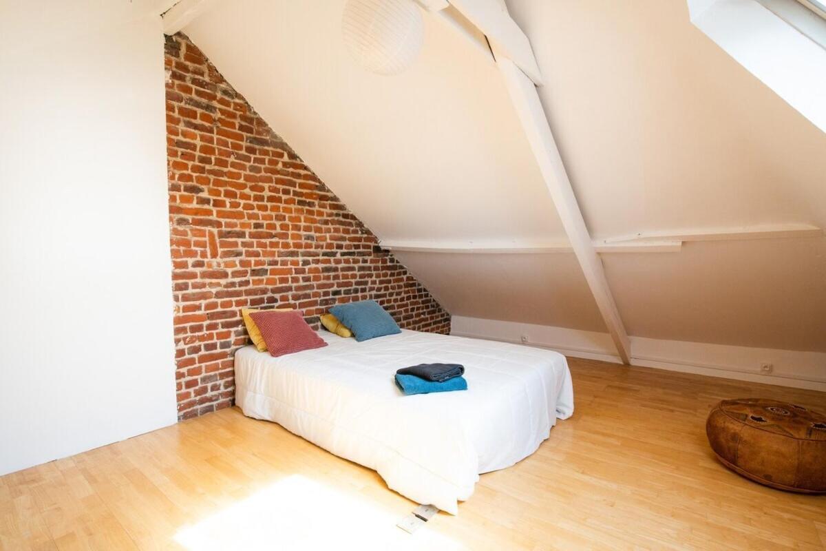 Maison Cosy 4 Chambres, Terrasse, Garage Prive Croix المظهر الخارجي الصورة